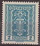 Austria 1922 Industria 2 Azul y Gris Scott 252